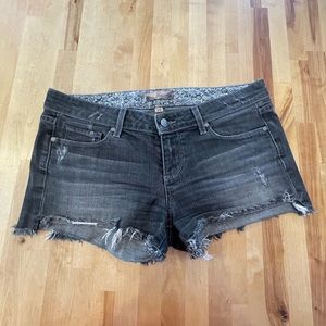 Paige Denim low rise cutoff shorts (29)
